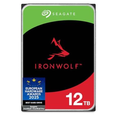 Imagem de HD 12TB SATA Seagate IronWolf - ST12000VN0008 (3,5pol, 6Gb/s, 7.200 RPM, 256MB Cache)