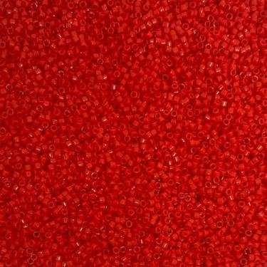 Imagem de Miyuki Delica 11/0 contas de semente - contas de vidro a granel 5 gramas e tamanho 1,6 mm 1000 peças contas de semente de vidro vermelho claro (DB727)