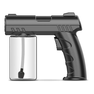 Imagem de BEBESIRI Nano pulverizador, atomizador portátil recarregável para plantas, pulverizador de névoa de luz azul para jardinagem interna, irrigação de flores e árvores (preto)