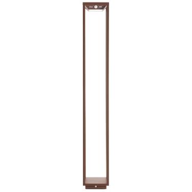 Imagem de Zafferano – Luminária Solar Home Large (Corten) LED 3000K com Sensores e Painel Solar | Autônoma, Estilo Lanterna Moderna, IP54 e Estaca p/Solo | Ideal p/Jardins e Áreas Externas