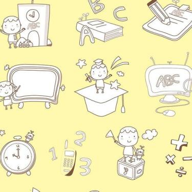 Imagem de Papel de Parede Adesivo Infantil Escola - 012 - Multimpressão