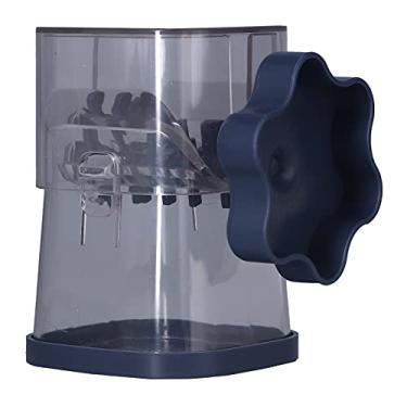 Imagem de Griler de manivela de mão Fácil de usar a ferramenta manual de várias finalidades para amêndoas avelãs nozes Pecans e mais cria deliciosas coberturas sem precisar de eletricidade (Azul-marinho)