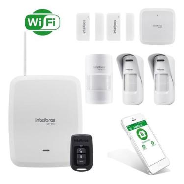 Imagem de Kit Central De Alarme Sem Fio E Wifi Amt 8000 Com 5 Sensor - INTELBRAS