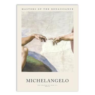 Imagem de Placa Decorativa Criação De Adão Michelangelo