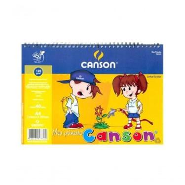 Imagem de Caderno Infantil Meu Primeiro Canson A4 40 Folhas - Canson