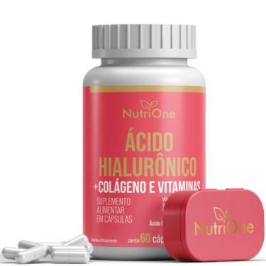 Imagem de Ácido Hialurônico + Biotina, Colágeno E Vitaminas 60 Caps - Nutrione