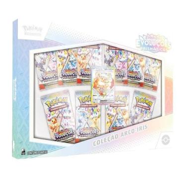 Imagem de Box Pokémon Evoluções Prismáticas Arco Iris - Copag