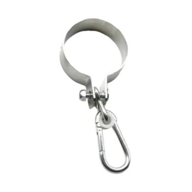 Imagem de Zxpjkyu Gancho de balanço, acessório para cadeira suspensa, anel de suspensão, rede, saco de areia, gancho fixador para jardim, gramado, pátio, Diâmetro 100mm