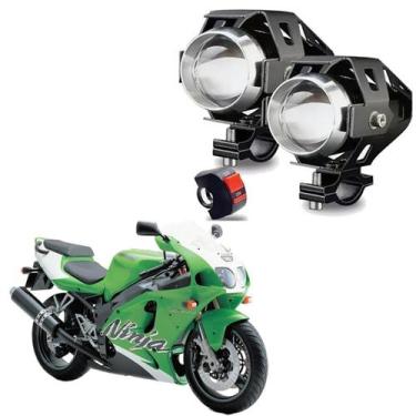 Imagem de Kit Led Farol de Milha Moto Kawasaki Ninja ZX 7 750CC 2001 2002 2003 2