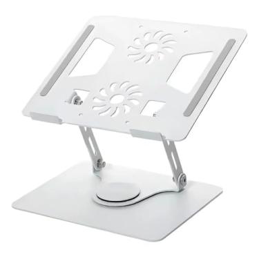 Imagem de Suporte Ajustável Giratório 360 e Articulado para Laptop, Tablet e iMac com Rotação de 360 Graus e Design Ergonômico, Compatível com Macbook Pro, MacBook Air, Dell e Outros, Metal Premium