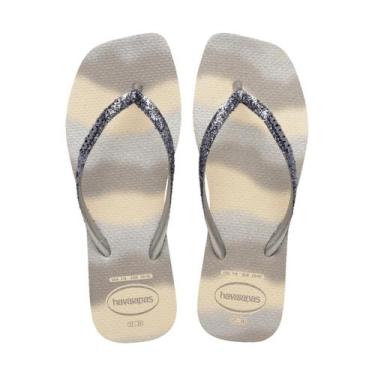 Imagem de Sandalia havaianas slim square glitter party 24.25