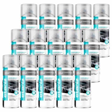 Imagem de 15 Higienizador Automotivo Etaniz Limpa Ar Condicionado 300ml