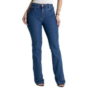 Imagem de Calça Jeans Sawary Boot Cut - 280700 Azul, Azul, 38