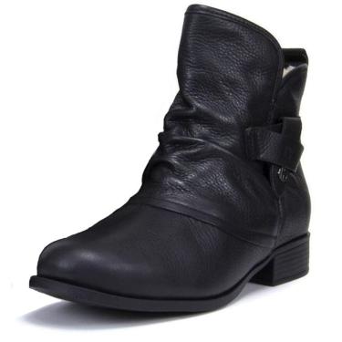 Imagem de Bota Feminina Couro Cano Baixo Conforto Estiloso Bottero