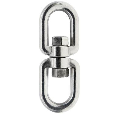 Imagem de Manilha Inox Dupla Com Destorcedor 10Mm