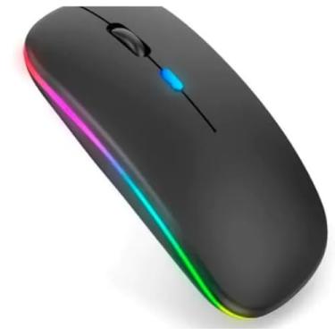 Imagem de Mouse sem Fio, Dual Mode Bluetooth 5.0 e Wireless 2.4GHz, Recarregável, com LED, MS-S350L