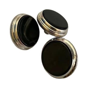 Imagem de Yunhgft Tampas de Válvula de Trompete 3 Peças, Acessórios Universais para Instrumentos Musicais para Iniciantes, Peças de Reparo, Botões de Chave de Trompete