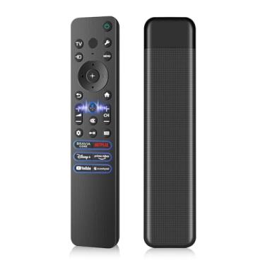 Imagem de Substituição remota de voz atualizada para controle remoto Sony RMF-TX910U para TV Sony Bravia com controle de voz, controle remoto para TV XR/XBR/KD/K Series 4K LED OLED Google/Android TVs