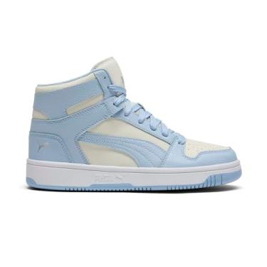 Imagem de PUMA Tênis feminino Rebound Layup Mid, Branco-haute Tropic-Silver Ah25, 34