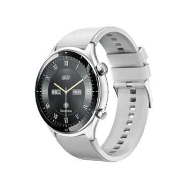 Imagem de Smartwatch Qcy Active Gt Bluetooth Chamada 3atm Relógio Inteligente À Prova D'água - Prata