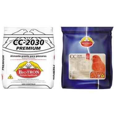 Imagem de Kit 1 2030 Premium 1 Kg e 1 2030 Vermelha 1 KG - Farinhada Para Canári