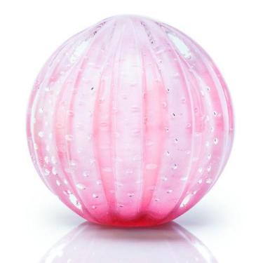 Imagem de Peso Em Cristal Murano Rosa - São Marcos 15cm