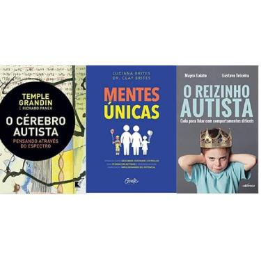 Imagem de Kit 3 Livros Cérebro Autista + Mentes Únicas + O Reizinho