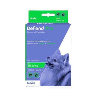 Imagem de Antipulgas e Carrapatos Defend Pro para Cães de Até 10 kg com 1 Pipeta