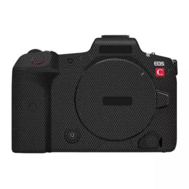 Imagem de Adesivo de capa de câmera R5C para Canon EOS R5 C protetor de câmera película protetora antiarranhões decoração (preto matriz)