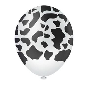 Imagem de Balão 11 Manchas De Vaca Branca Happy Day 25 Un