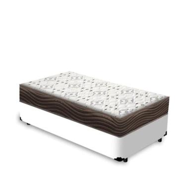 Imagem de Cama Box + Colchão Solteiro ISO 150 D45  - Ortobom - 88x188x53cm - Preto 