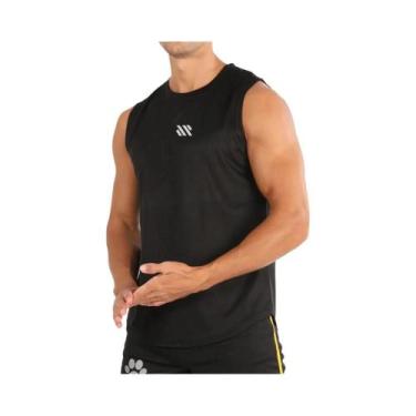 Imagem de Camiseta Sem Mangas Masculina Para Fitness Verão 2025 Roupas De Corrid