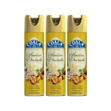 Imagem de Kit 3 Odorizantes de Ambientes em spray Coala Ameixa Dourada | Perfume Aconchegante e Exclusivo para o Lar