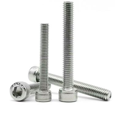 Imagem de BoShiNuo M2 M2.5 M3 M3.5 M4 M5 M6 M8 Ultra Long 200mm 304 A2-70 Aço Inoxidável DIN912 Allen Hexagon Hex Socket Cap Bolt 8mm 50pcs M2