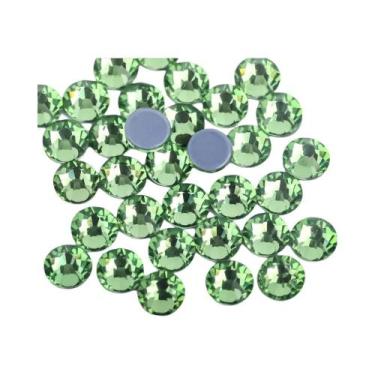 Imagem de Strass Termocolante DMC Cor Verde Vulcão Hot Fix Cristal Para Costura 