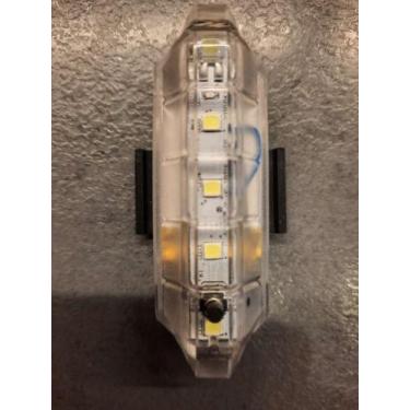 Imagem de Lanterna Pisca Segurança Bike Bicicleta c/ Farol 2 Leds Luz Traseira (