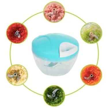 Imagem de Processador Manual Alho E Vegetais: Trituração Eficiente,