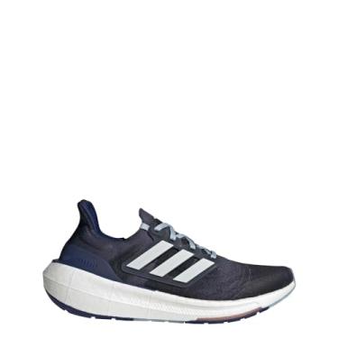 Imagem de adidas Tênis de corrida masculino Ultraboost Light Legacy, Azul marinho/branco cristal/azul maravilha, 39