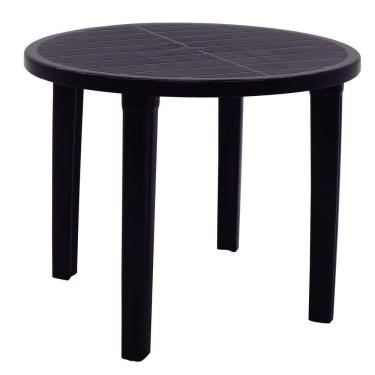 Imagem de Mesa Eco Tramontina Cassino Em Polipropileno Preto Tramontina