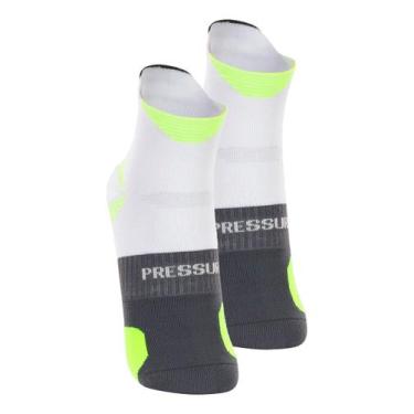 Imagem de Kit com 2 Pares de Meias Performance Running Lupo 15424-001, Branco, 4