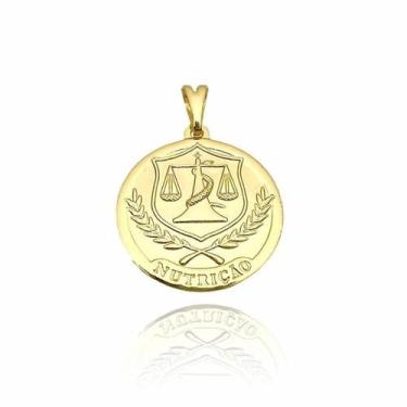 Imagem de Pingente de Profissão Pingente para Corrente Ouro 18k 10 Camadas de Ba