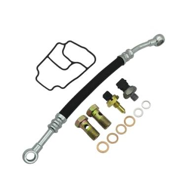 Imagem de Lizixny Kit de junta do invólucro do filtro de óleo do motor serve para BMW E46 E39 E53 E85 325Ci 530i X5 Z3