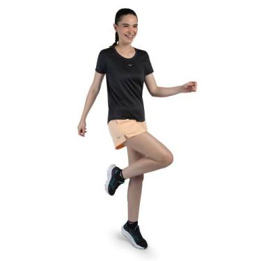 Imagem de Camiseta de Corrida Feminina Mizuno Run Spark, Preto, P