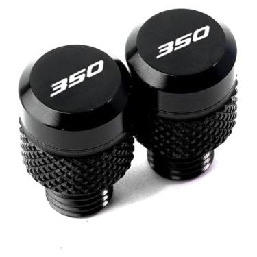 Imagem de BYYINGSUS Espelhos de motocicleta com parafusos de plugue de furo compatíveis com Forza750 NSS 750 FO&RZA 350 NSS350 FO&RZA 250 300 capa de furo CNC (preto-350)