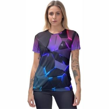Imagem de Blusa Academia Feminina  Fitness Caminhada Esportiva Proteção UV Trein