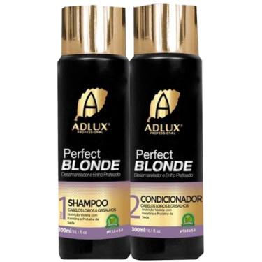 Imagem de Kit Loiras Matizador Platinados Shampoo E Condicionador Novo 600 Ml