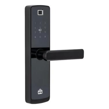 Imagem de Fechadura Digital Embutir Wifi Biometria Smart 1036258 - Marca não enc