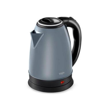 Imagem de Chaleira Elétrica Inox Lunar Jarra Sem Fio 1,8L Elgin 127V