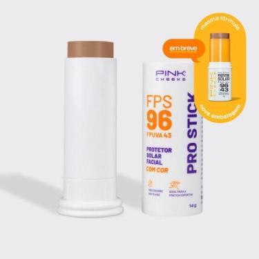 Imagem de Pink Cheeks Pro Stick FPS 96 FPUVA 43 Pro30 Protetor Solar Facial com 