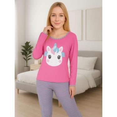 Imagem de Pijama de Inverno Manga Longa e Calça Cumprida - c9 BICHINHO LONGO - M